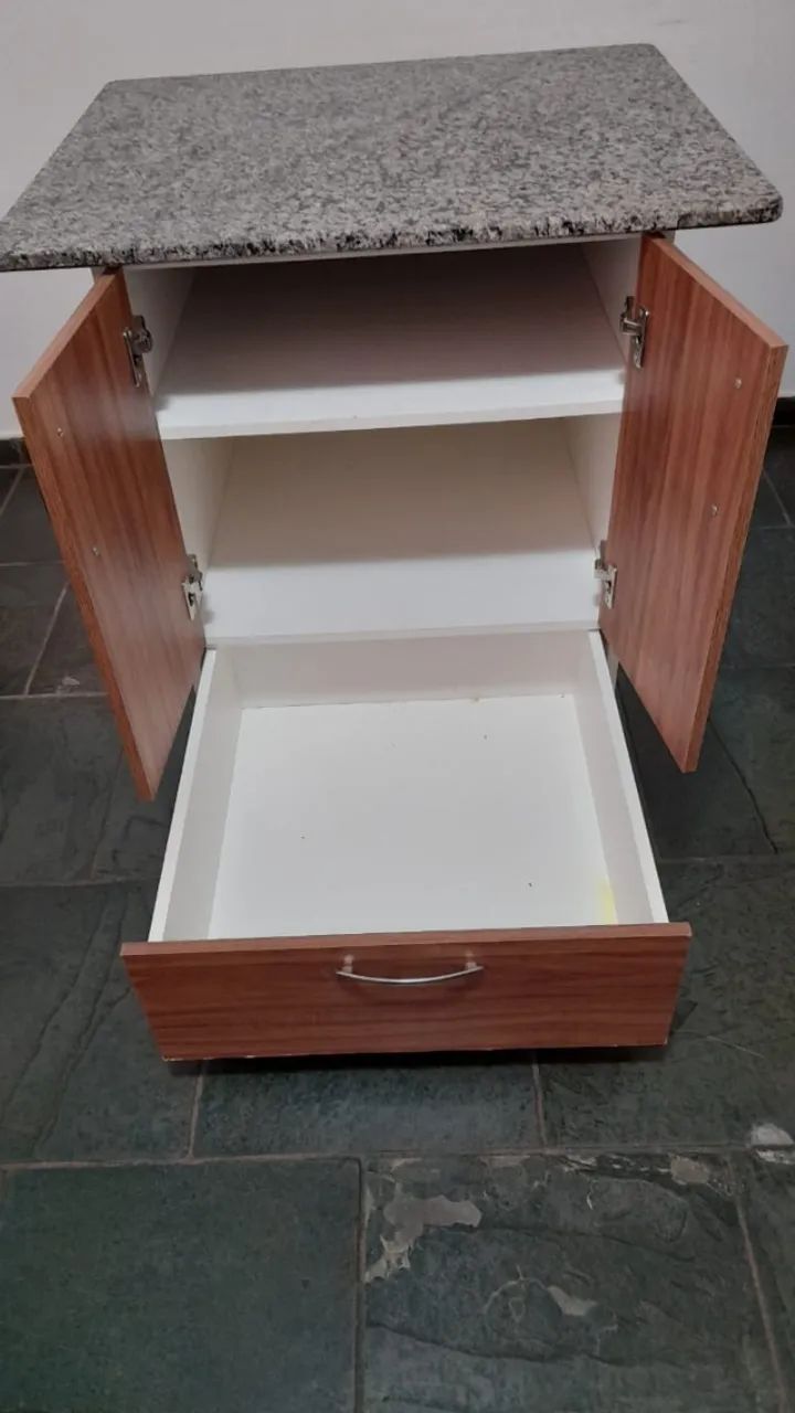 Armário multiuso com tampo de granito - Foto 3