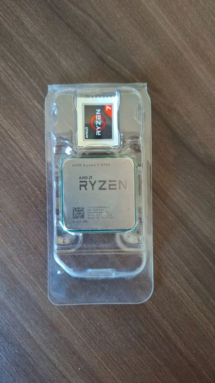Ryzen 7 2700 4.1GHz, 16 threads + Cooler Box original (Aceito Trocas) Até 10x sem juros - Foto 2