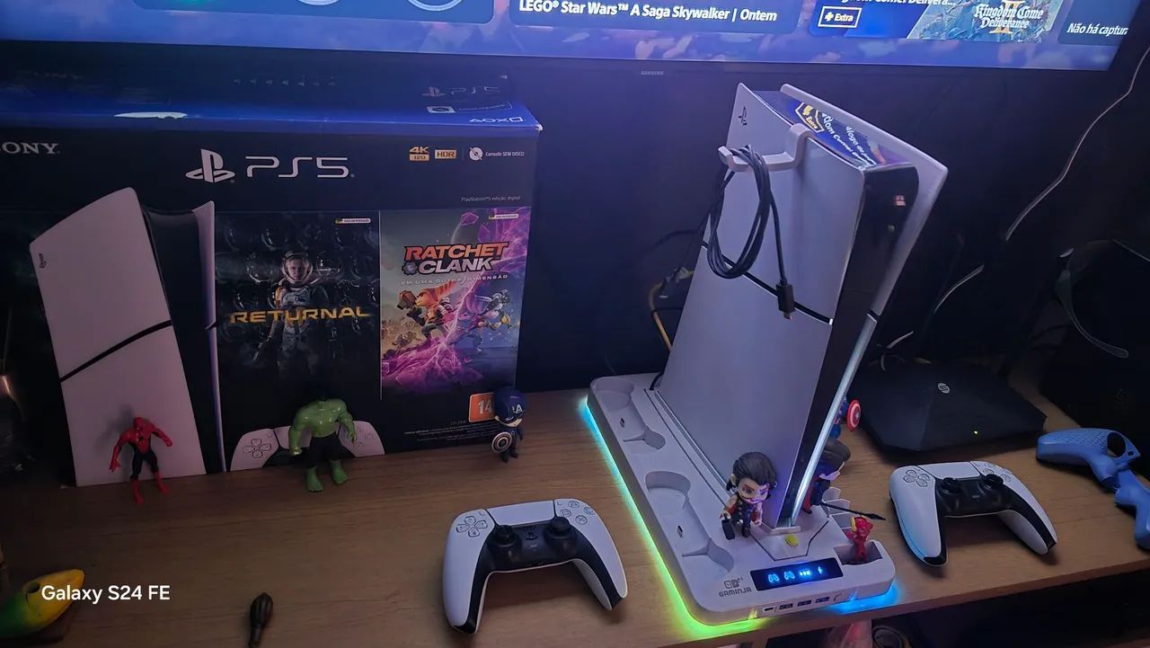 Ps5 Slim versão mais recente de 1 tera  - Foto 2