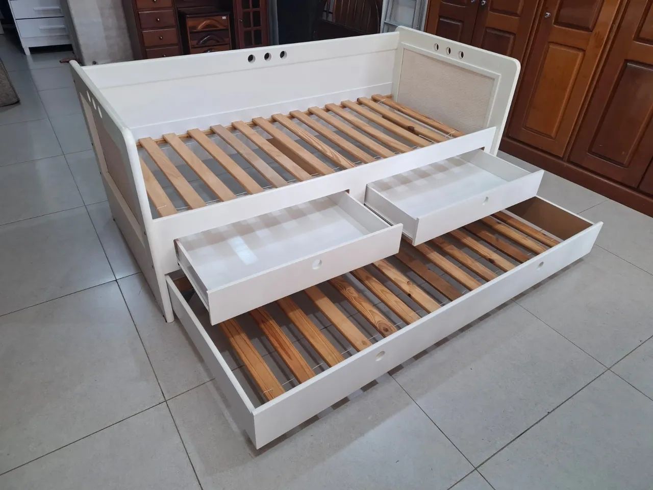 Cama com auxilia mdf 78  - Foto 3