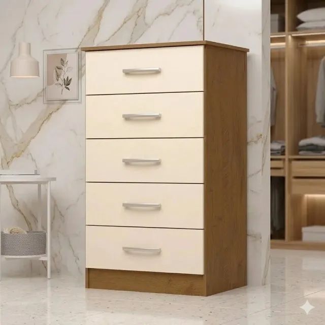 Cômoda Jamile Noce/Perola (PRODUTO EM OFERTA)