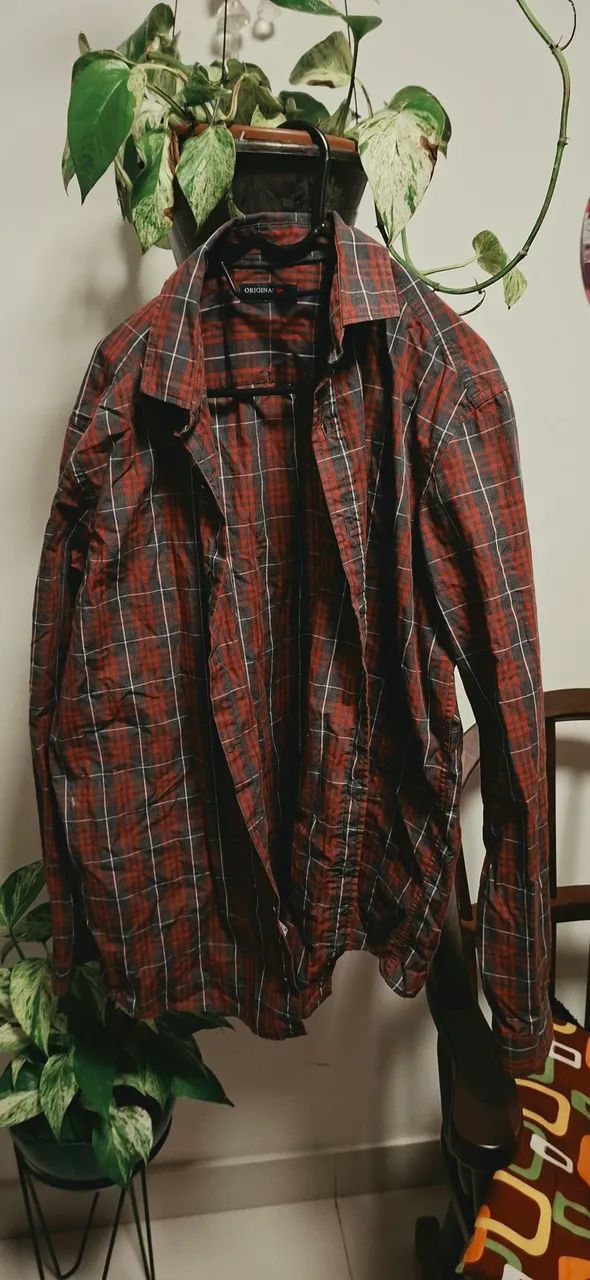 Camisa xadrez Original P - Foto 3