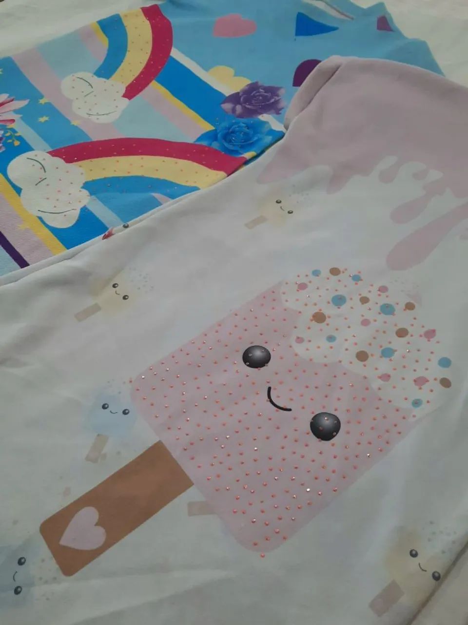 Vestidos com strass infantil - 6 e 8 anos