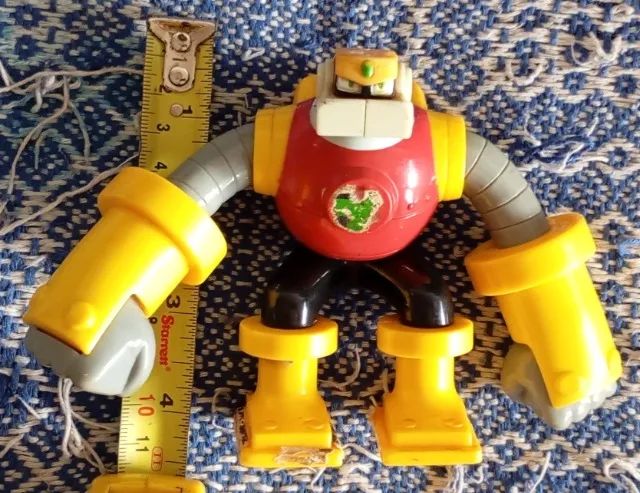 ( Leia ) Boneco Guts Man Mega Man McDonald's 2006