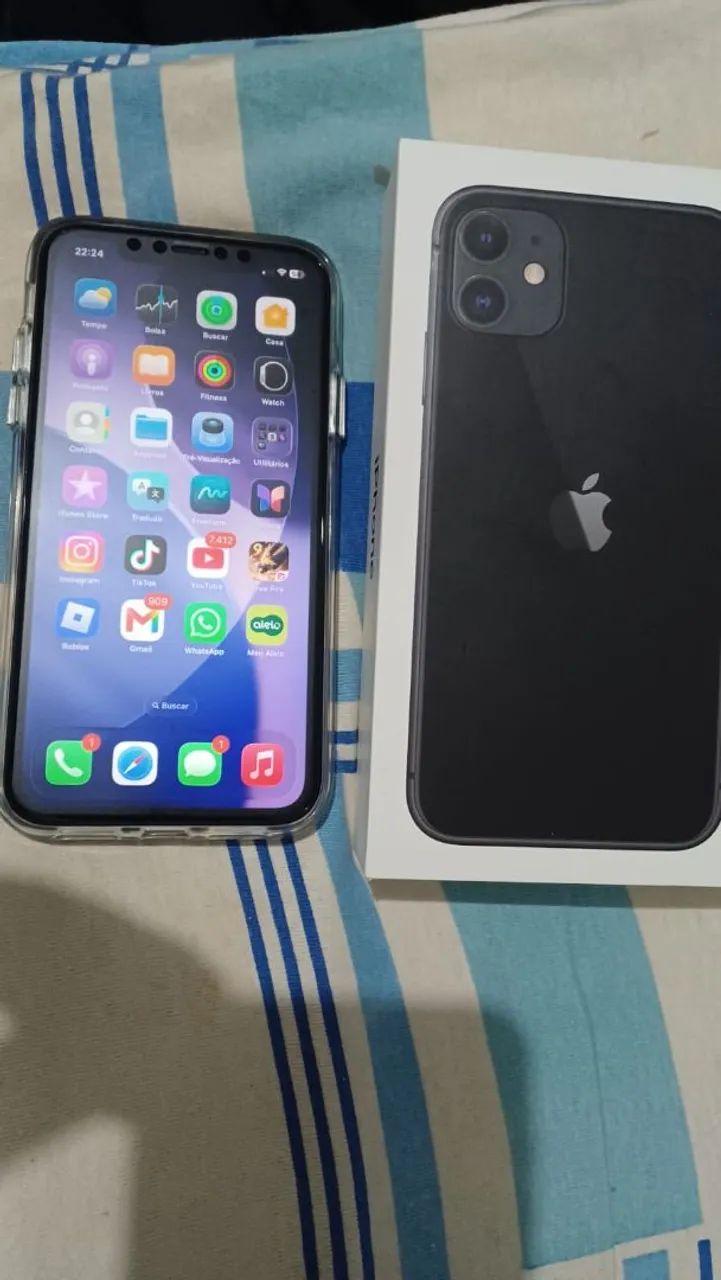 iPhone 11,128 gigas,preto. - Foto 3