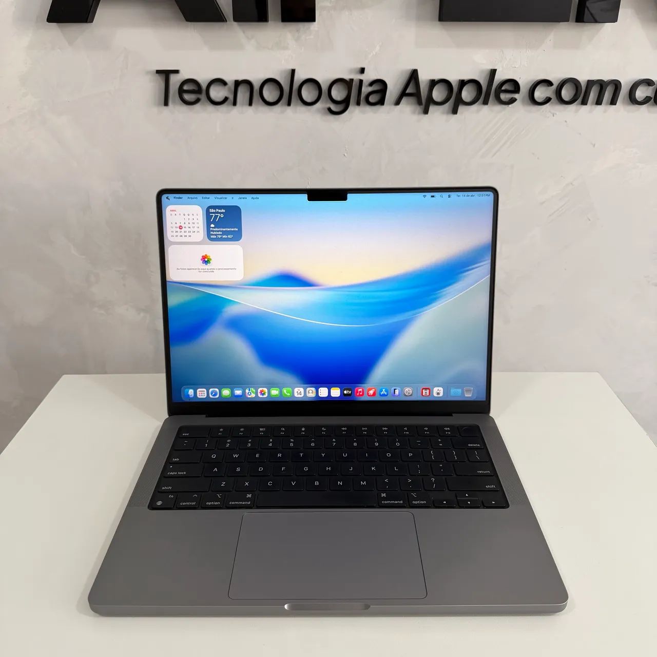 MACBOOK PRO CHIP M3, 8GB, 512 ARMAZENAMENTO , TOUCH ID, 14