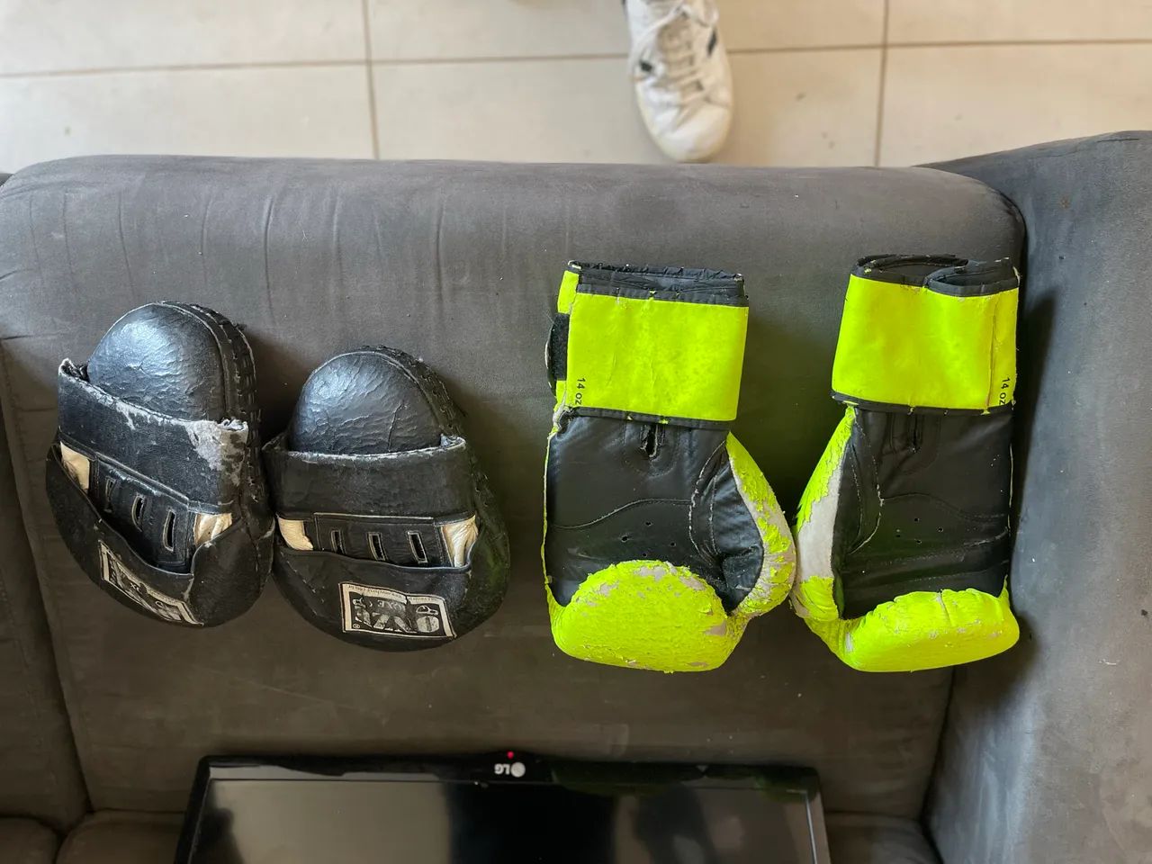 Luva e manopla Muay Thai  - Foto 3