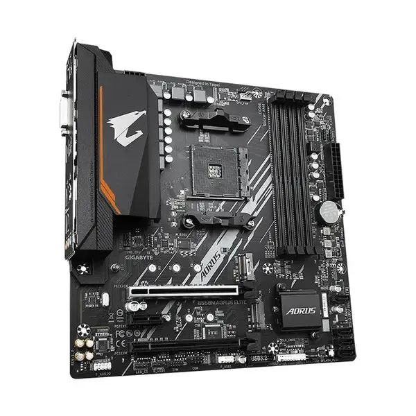 Placa-Mãe Gigabyte B550M Aorus Elite, AM4, DDR4, Nova, Lacrada  - Foto 2
