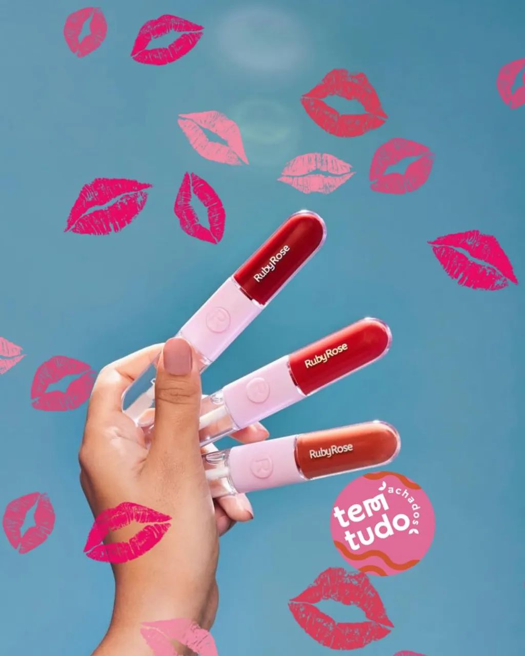 Batom Duo Gloss Ruby Rose - Foto 4