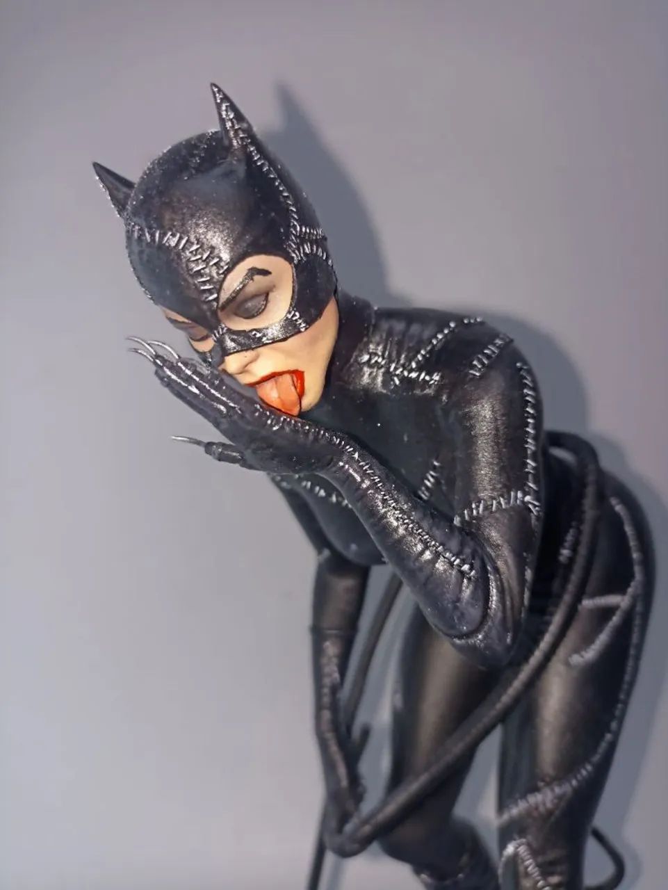 Escultura 3D Mulher-Gato (Catwoman) - Foto 3