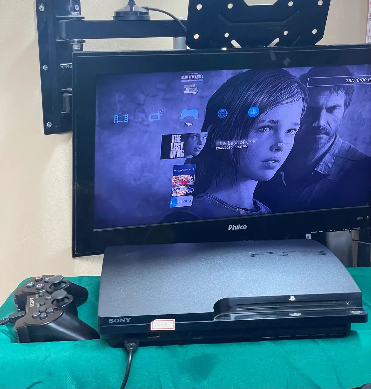 SONY PlayStation3 CEJH-10020　値下げ要求不可 PlayStation 3 Slim 300GB Destravado HEN (CECH-2511A) + Jogos e