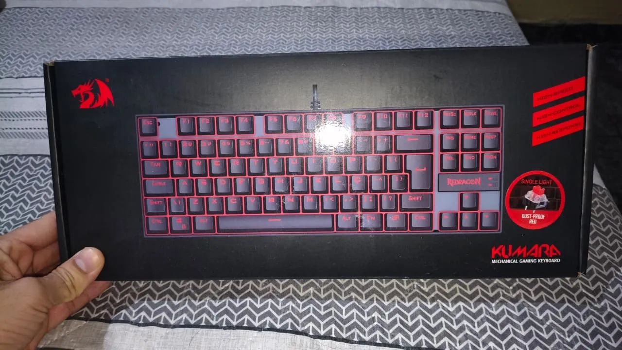 Vendo teclado e mouse gamer Redragon - Foto 3