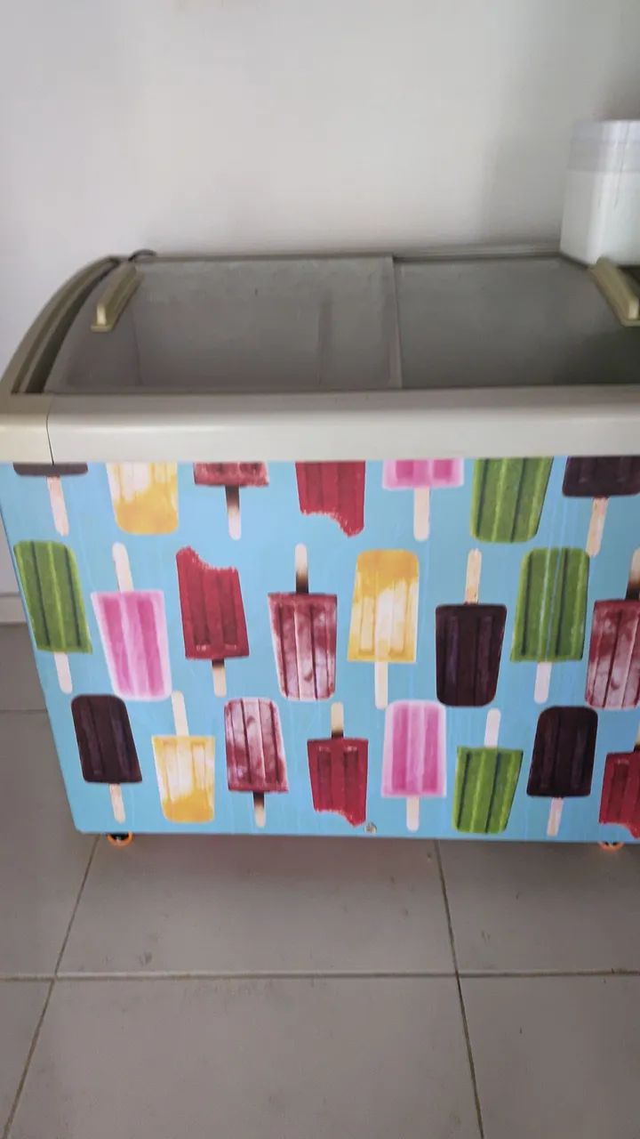 Freezer horizontal vidro 220v