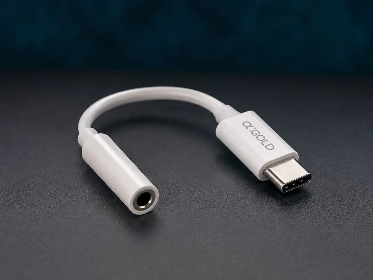 Adaptador Tipo-C para Fone P2 3,5mm Gold