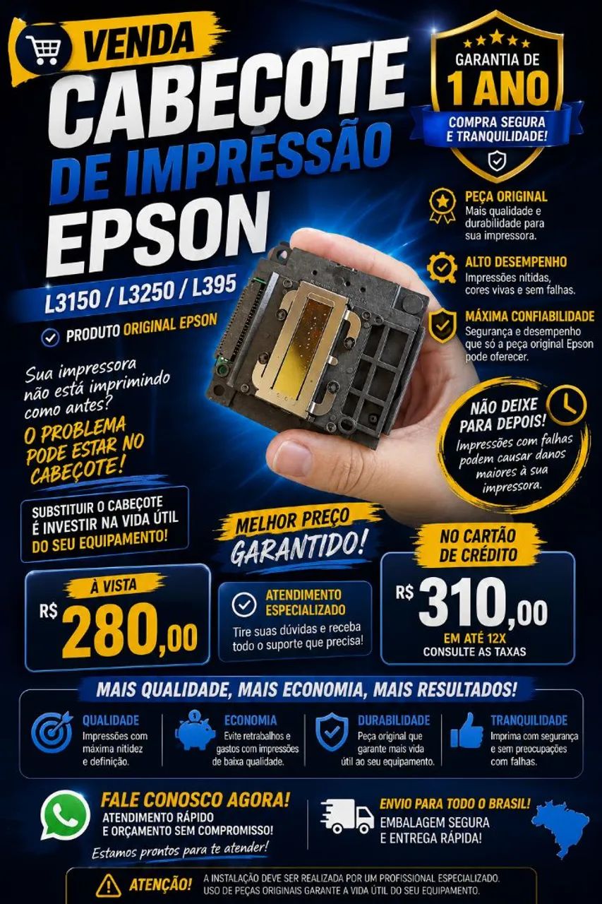 CABEÇOTE ESPON L3250/L3150