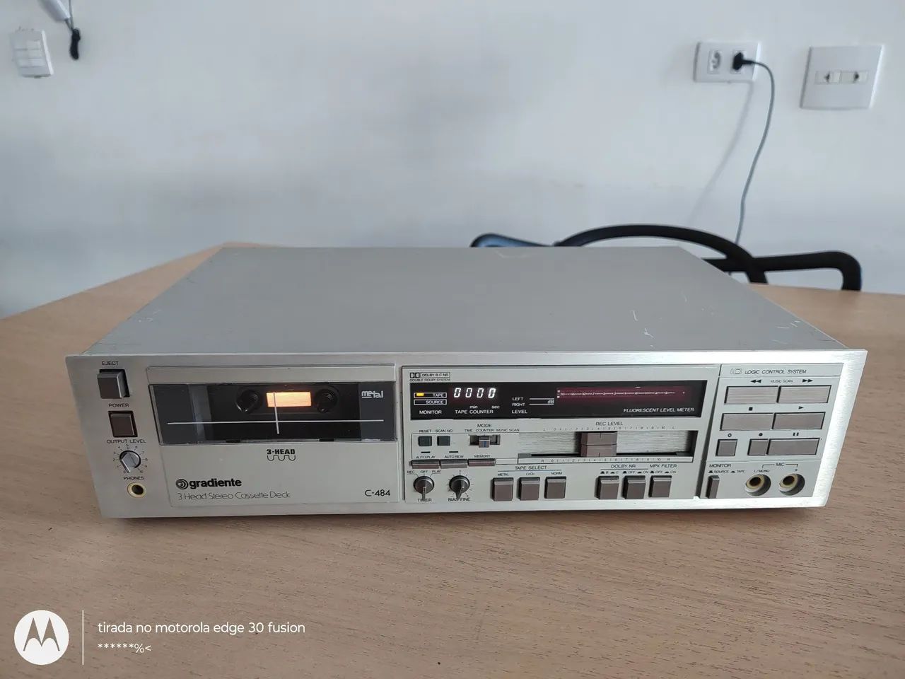 TAPE DECK GRADIENTE C484 3 CABEÇA 