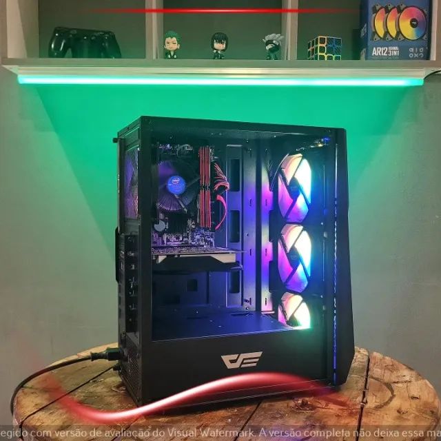 PC i5 7400, GTX 1050Ti 4GB, 16GB RAM, SSD 240GB, Gabinete DarkFlash - Foto 5