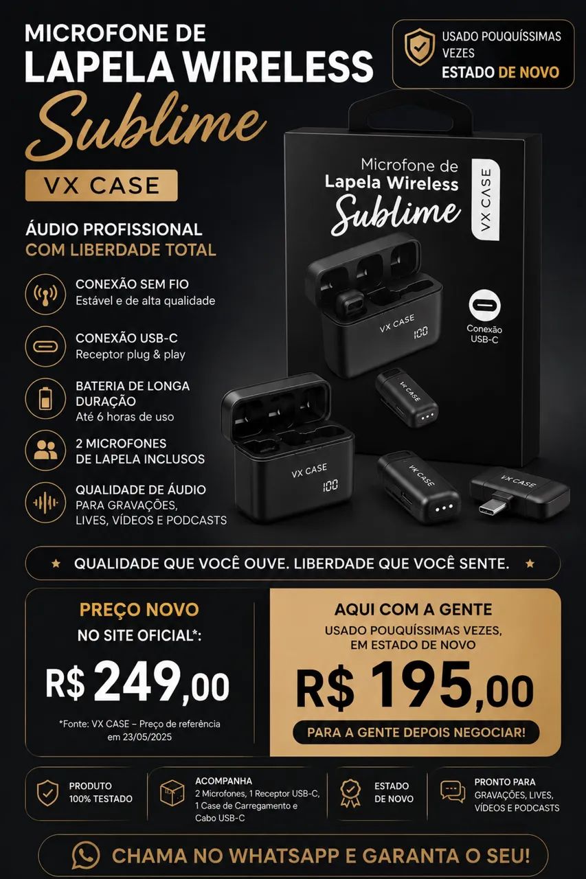 Microfone vxcase