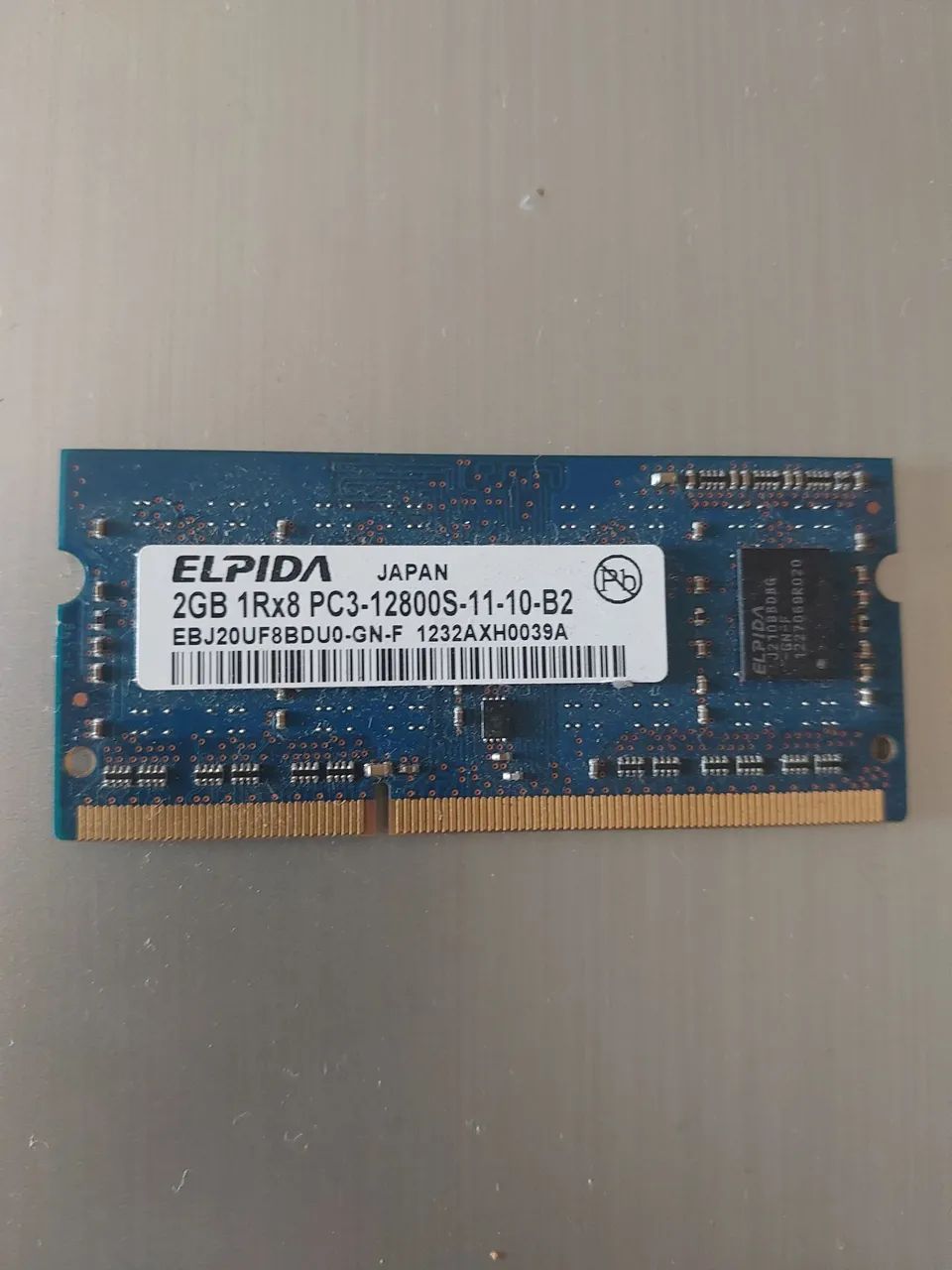 Memória para notebook 2gb ddr3