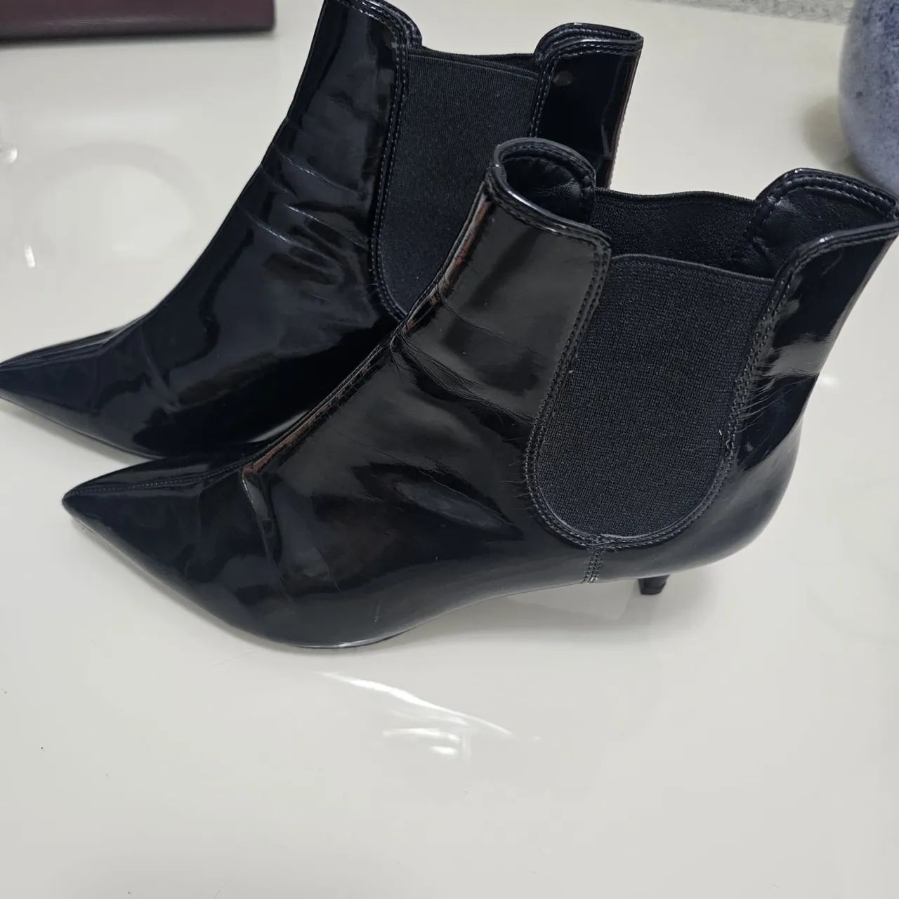 Botas de couro 