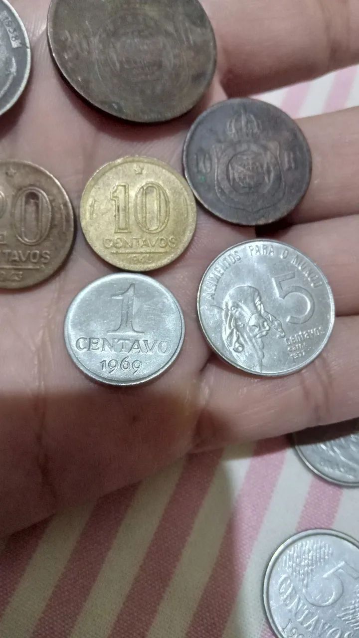 Conjunto de moedas antigas  - Foto 2