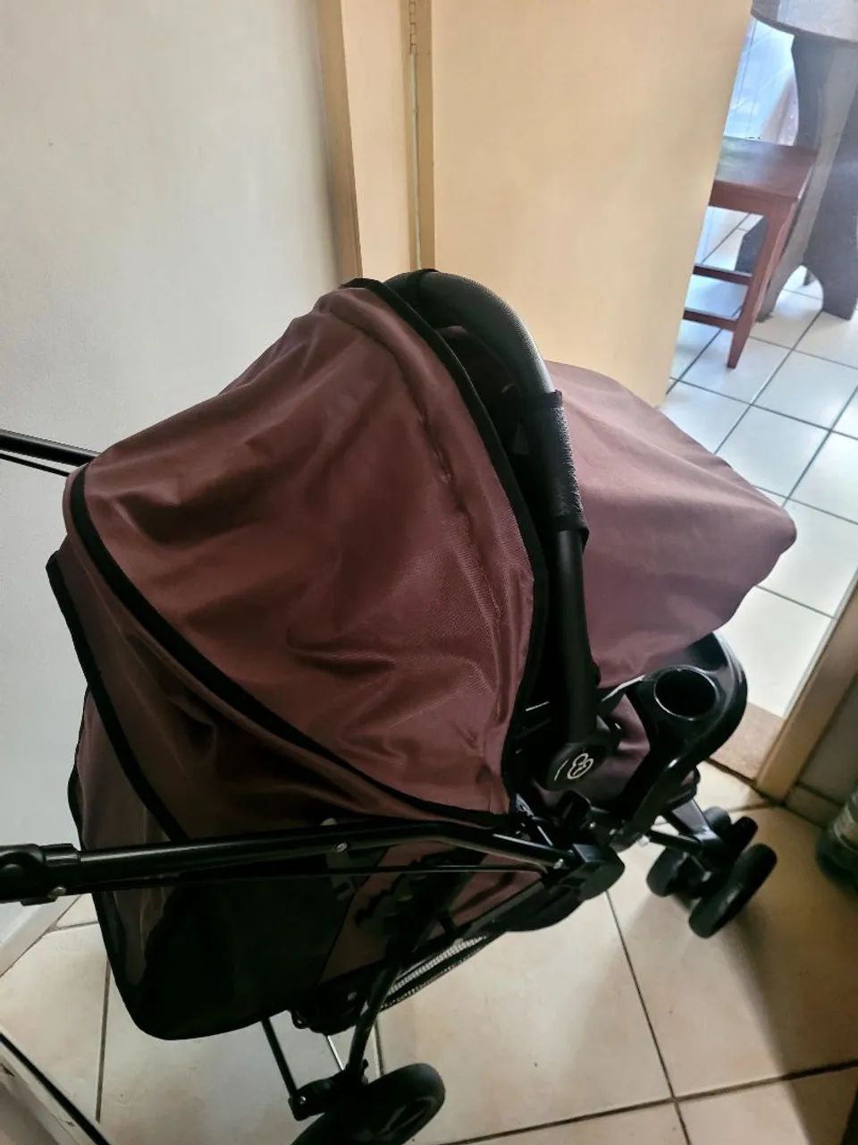 Carrinho de bebê + bebê conforto Travel system - Galzerano - Foto 4