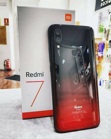 Xiaomi Redmi 7 32gb 3gb Rom Global Lacrado Novo Com Garantia 6 Meses/Azul/Preto/Vermelho