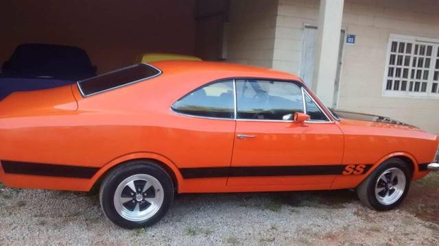 Opala ss de plaqueta original laranja boreal placa preta