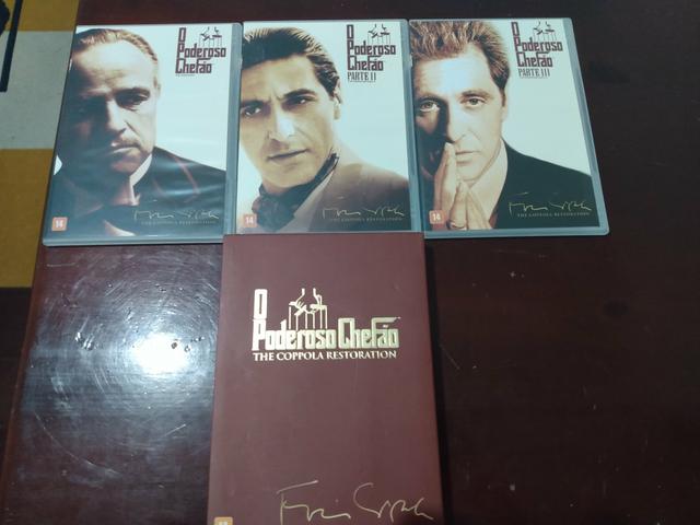 Trilogia em DVD O Poderoso Chefão Impecábel - Foto 3