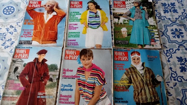 6 revistas francesas importadas, modes de paris, ano 1978,  - Foto 4