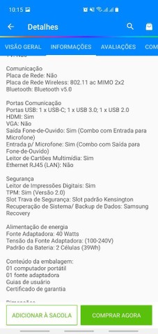Notebook Samsung 530X - Foto 4