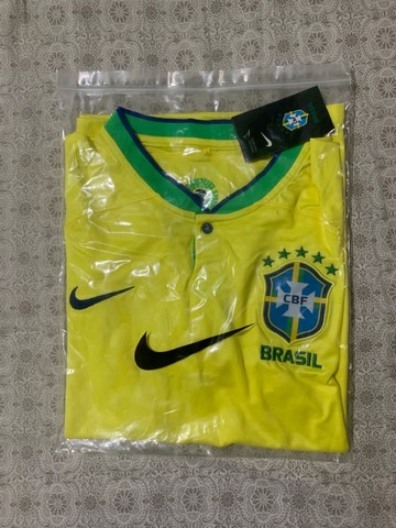 Camisa Seleção Brasileira I 22/23 Nike Copa | Amarela