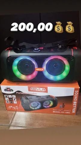 SOM BLUETOOTH PORTÁTIL SUPER PROMOÇÃO COM MICROFONE  - Foto 3