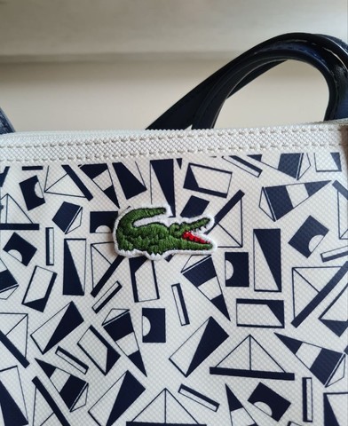 Bolsa Lacoste Original Split Cow Leather Nf1164 - Foto 4