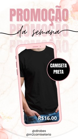 Camiseta Lisa Gola Redonda Antipilling Malha Poliéster 