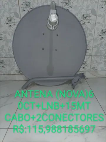 antena 60cm Ku sky, claro,oitv, completa 