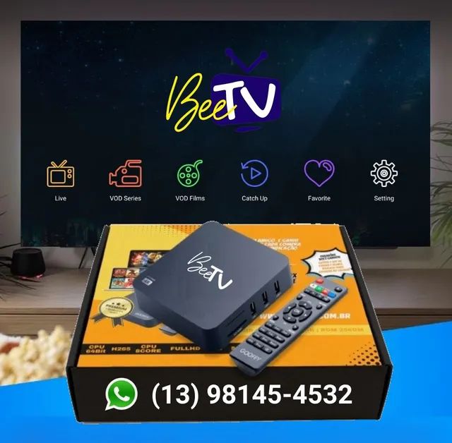 TV Box Homologado Vitalício - Sem mensalidade e com suporte técnico