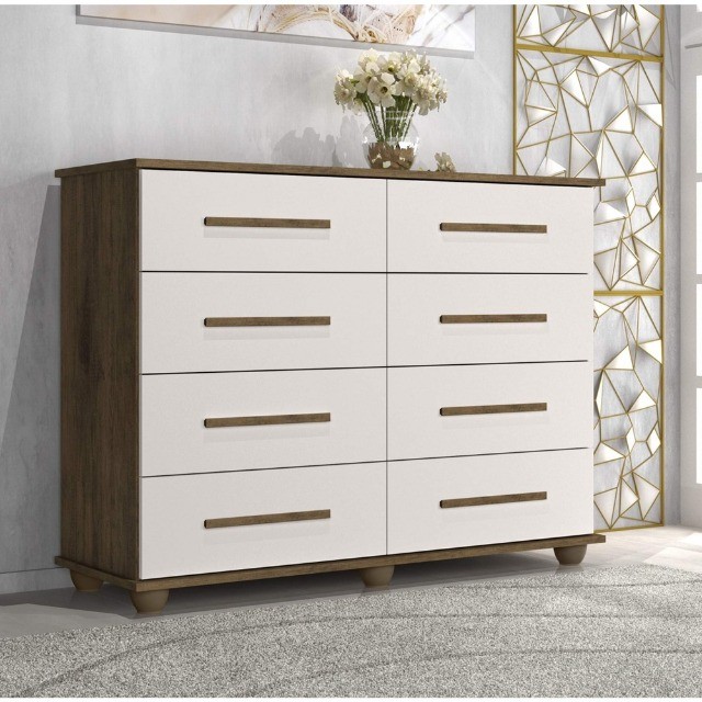 Cômoda Apollo 8G Branco SR - Foto 3
