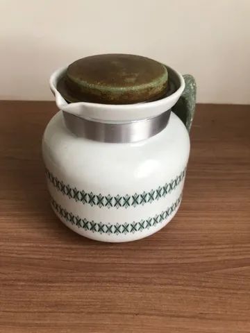 Chaleira / Cafeteira porcelana antiga pozzani  