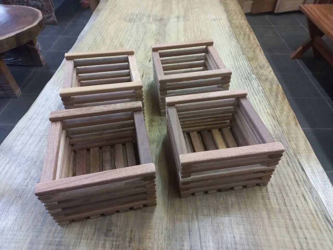 Cachepot de Madeira - Foto 4