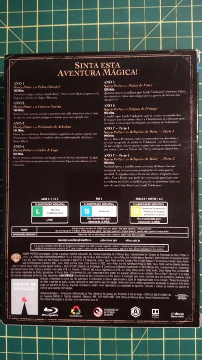 Box Harry Potter - Blu-ray - Foto 2