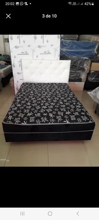 Cama box casal de fábrica Apartir 220,00  - Foto 3