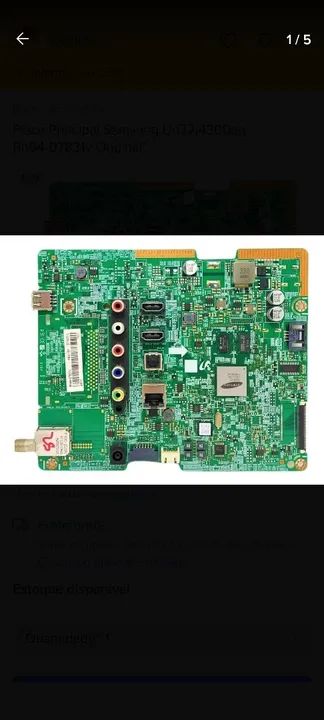 Placa Principal Samsung Un32J4300ag Bn94-07831v Original - Foto 5