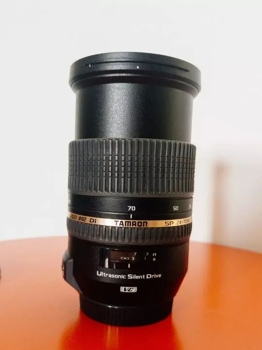 Lente Tamron 24-70mm F/2.8 Di Vc Usd P/ Canon - Usada - Foto 2