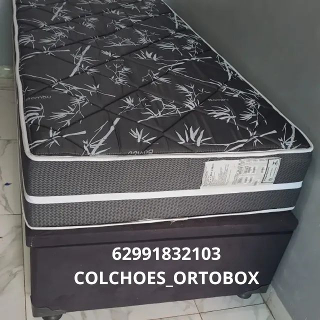 Base e Colchão solteiro 