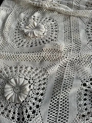 colcha crochê casal handmade 2,20m x 1,80m