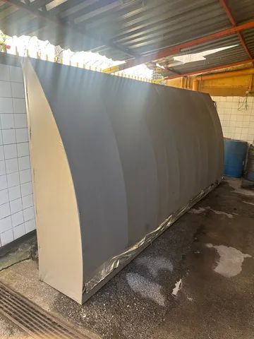 Toldo reforçado 4,60 x 2,00 cinza  - Foto 5