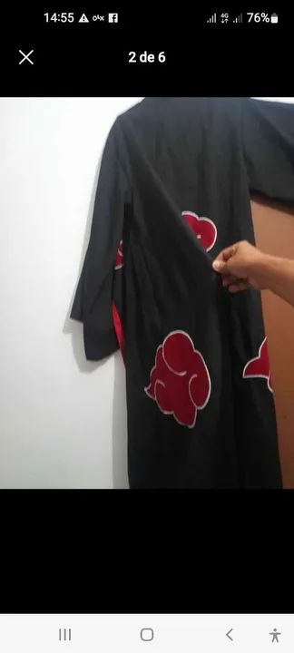 Uma manta do Akatsuki  novinha - Foto 3