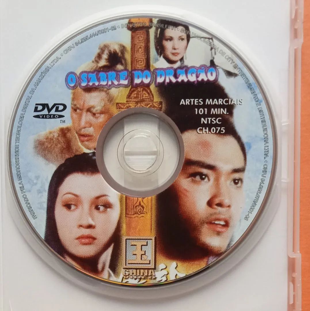 Dvd O Sabre do Dragão 1 e 2 (China Vídeo) - Foto 4