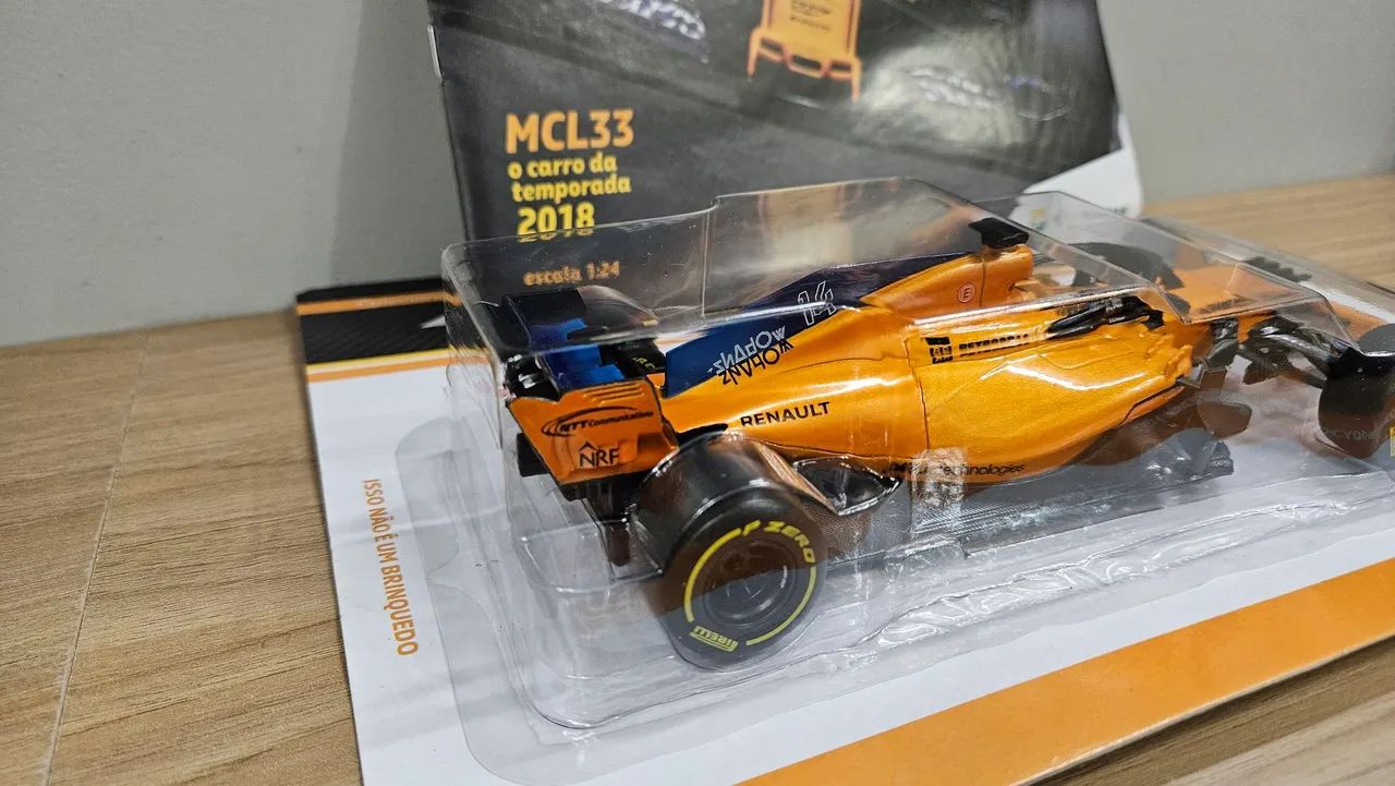 Mclaren Mcl33 1:24 Maisto Fernando Alonso 2018 Petrobrás - Foto 4